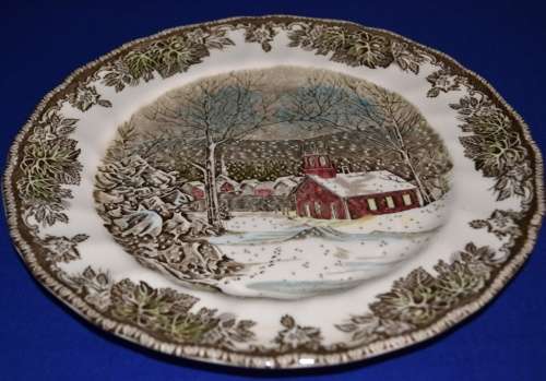Johnson Bros - The friendly Village - The School House - Dinner plate