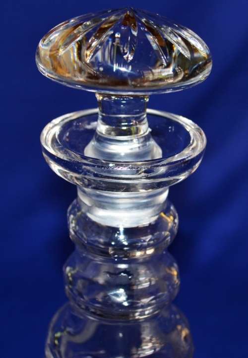 Rose Cut Decanter VINTAGE -- Lovely Gift