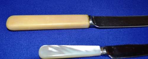 Vintage Knives -  Bone Handle and Mother of Pearl Handle?