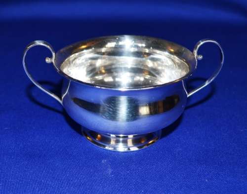 Sterling Silver Double Handled Open Sugar Bowl..68g