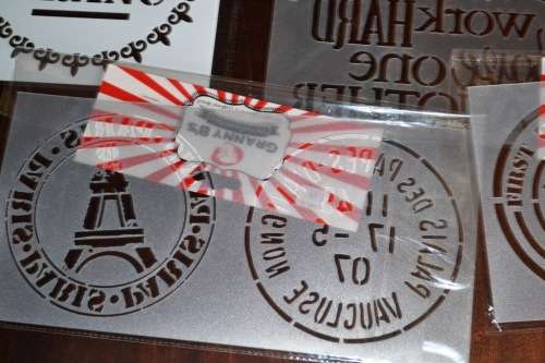 GRANNY B's DECORATIVE PAINT STENCILS x 16