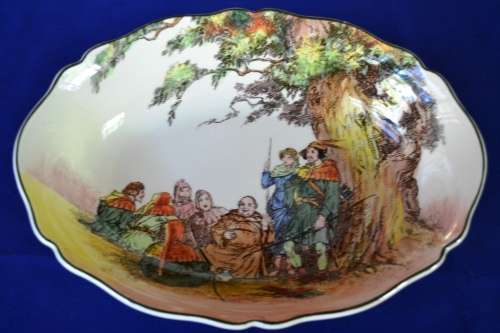 Royal Doulton "Under The Greenwood Tree" Oval Bowl