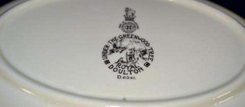 Royal Doulton "Under The Greenwood Tree" Oval Bowl