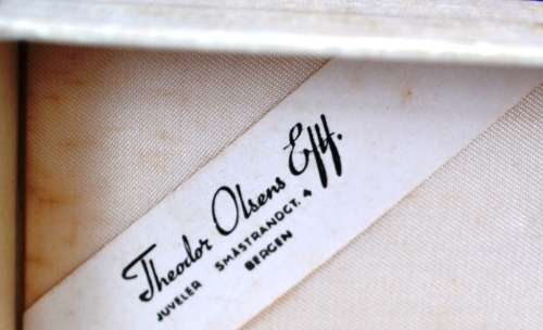 Norwegian Gilt Fine Sterling Silver Demitasse Tea Spoons - Boxed