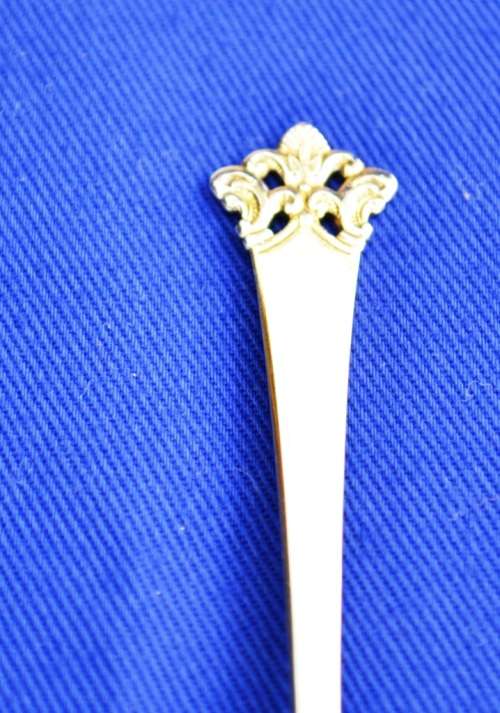 Norwegian Gilt Fine Sterling Silver Demitasse Tea Spoons - Boxed