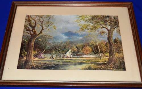 Gabriel de jongh Print - Framed behind glass