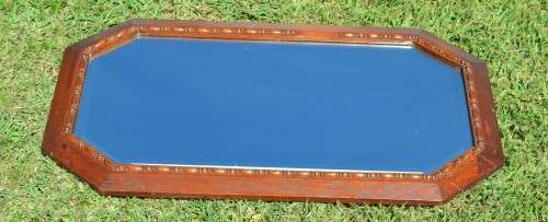 Vintage Bedside Wall Mirror - Bevelled