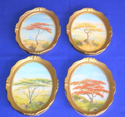 Original Miniatures - Set of Four -- Margaret Wiseman