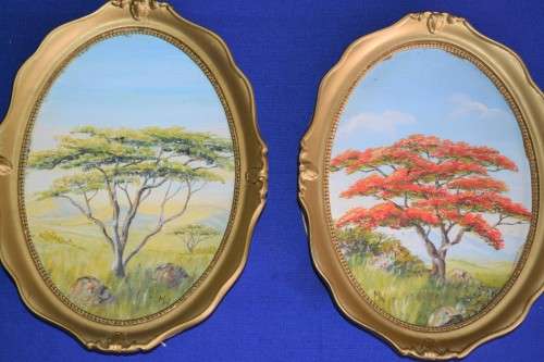 Original Miniatures - Set of Four -- Margaret Wiseman