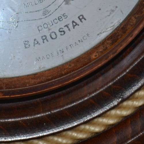 Set of Two Wooden Barometers - Untested