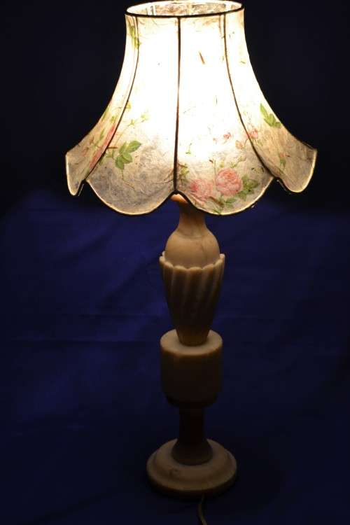 Vintage Alabaster Lamp