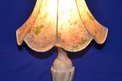 Vintage Alabaster Lamp