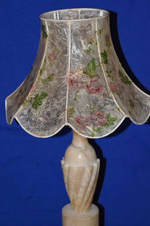 Vintage Alabaster Lamp