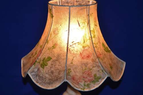 Vintage Alabaster Lamp