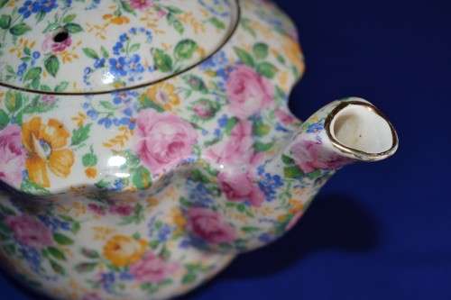 James Kent Chintz Tea Set "Rosalynde"  c1930- 16 Pieces
