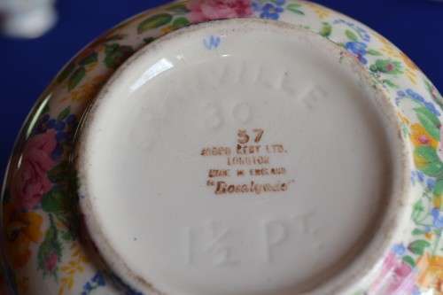 James Kent Chintz Tea Set "Rosalynde"  c1930- 16 Pieces