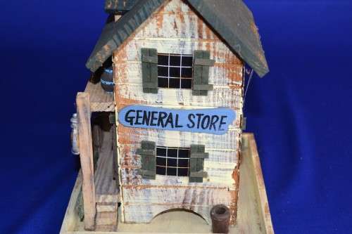 Wooden "General Store" Bird Feeder