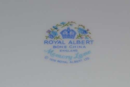 Royal Albert "Memory Lane" Large Cake Plate