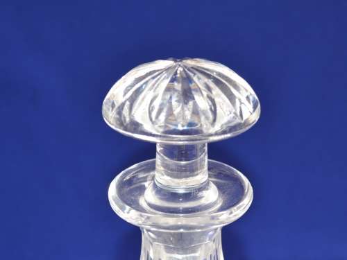 Webb Corbett Crystal Decanter &  Stuart Crystal Glasses on Silver Plate Drinks Tray - 14 Pieces