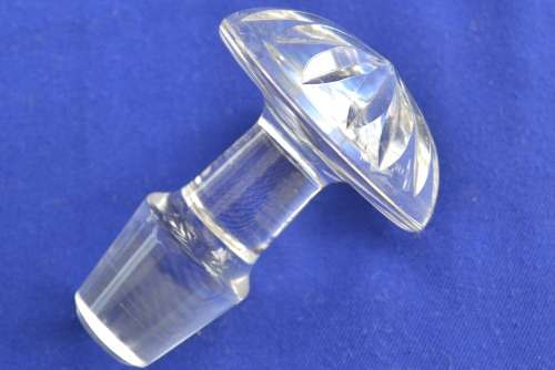 Webb Corbett Crystal Decanter &  Stuart Crystal Glasses on Silver Plate Drinks Tray - 14 Pieces