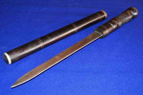 Wooden Hand Carved Maasai Knife/Baton