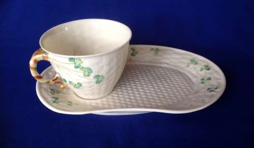 Belleek Tennis Set - Shamrock Pattern