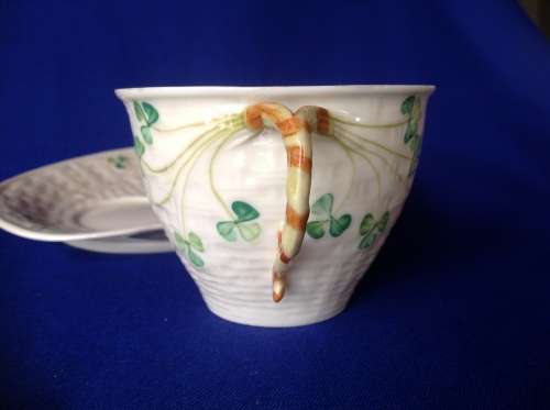 Belleek Tennis Set - Shamrock Pattern