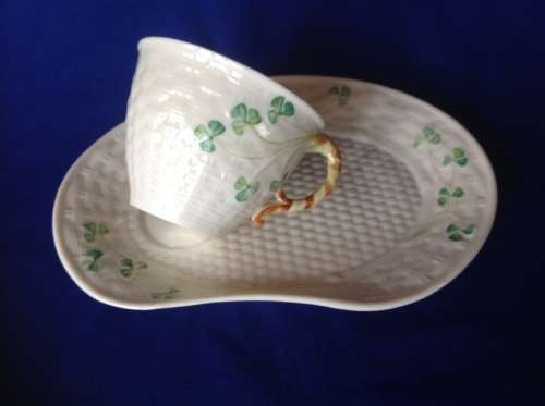 Belleek Tennis Set - Shamrock Pattern