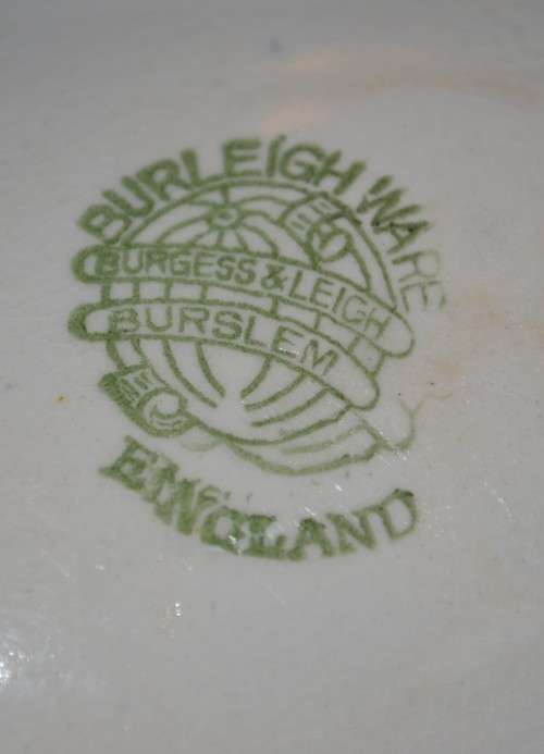 Burgess and Leigh Burslem, Three Division Dish with Handle
