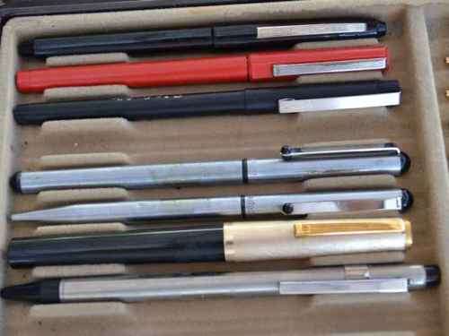 Large Collection of Vintage Pens - 30 Pens in Collectors Folder