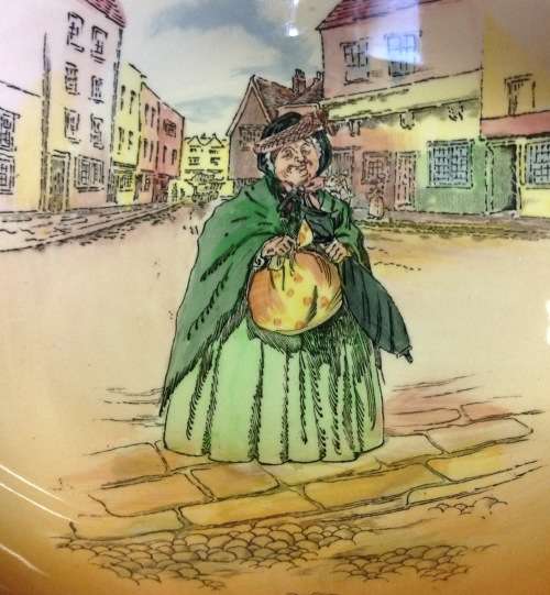 Royal Doulton Oval Bowl - Sairey Gamp