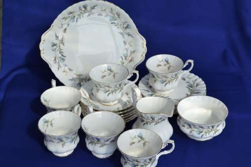 Royal Albert "Brigadoon" Tea Set - 21 pieces