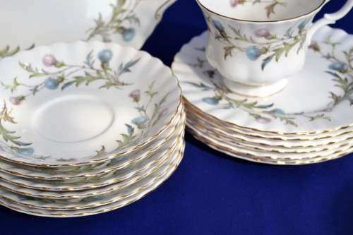Royal Albert "Brigadoon" Tea Set - 21 pieces