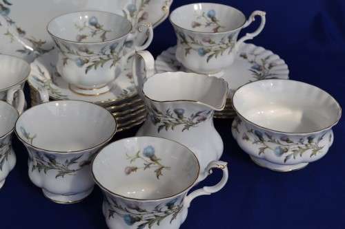Royal Albert "Brigadoon" Tea Set - 21 pieces