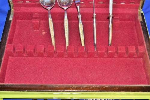 90 piece Schaso Remafux 18/8 Soligen Cutlery Set with Canteen