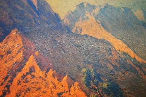 Tinus de Jongh Large Oleograph Print - Signed