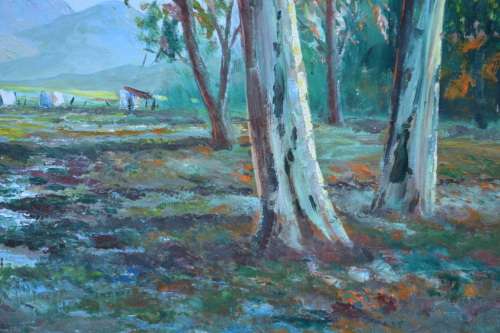 Paul Potgieter  Large Oil on Board - Signed