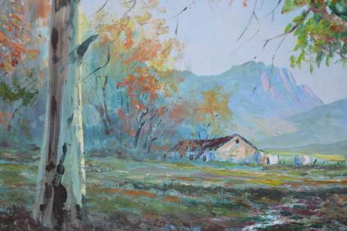 Paul Potgieter  Large Oil on Board - Signed