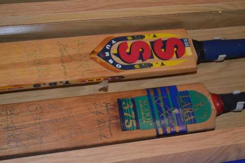 Signed Miniature Cricket Bats - Natal Cricket Players 1997