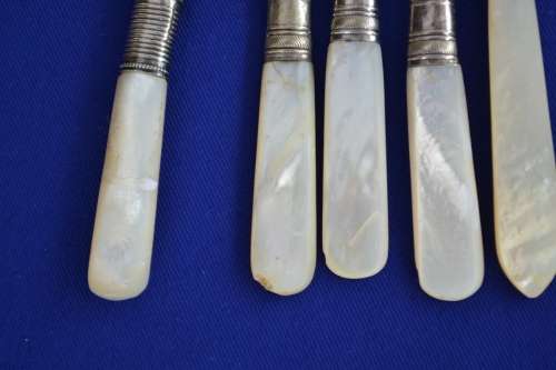 Vintage Mother of Pearl Forks and knife