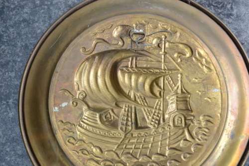 Vintage Peerage Brass Wall Hanging