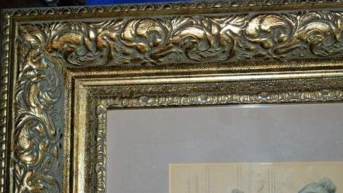 Magasin Des Demoiselles-Legrand Victorian signed Print