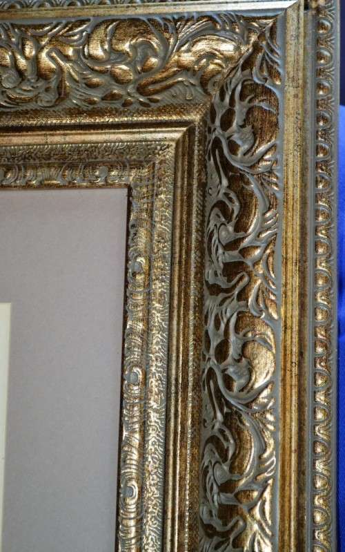 Victorian Era Print  -signed -GREAT FRAME