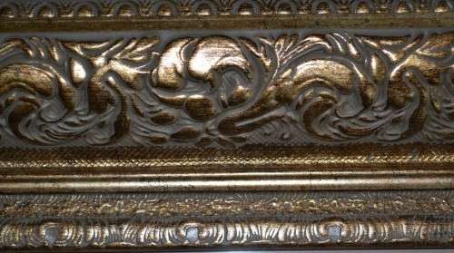 Victorian Era Print  -signed -GREAT FRAME