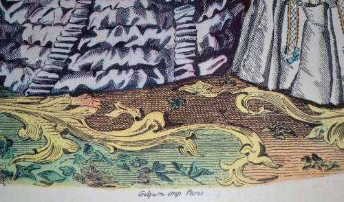 Victorian Era Print  -signed -GREAT FRAME