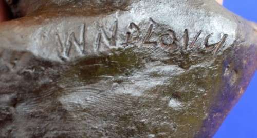 Clay Bust Sculpture - Signed W. Ndlovu