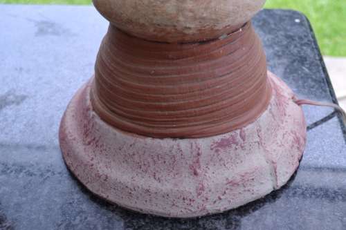 Two Large Vintage Lamps with Shades