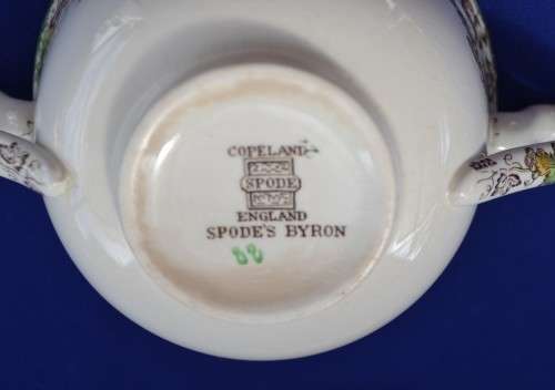 Copeland Spode "Spode's Byron" Soup Cup and Saucer