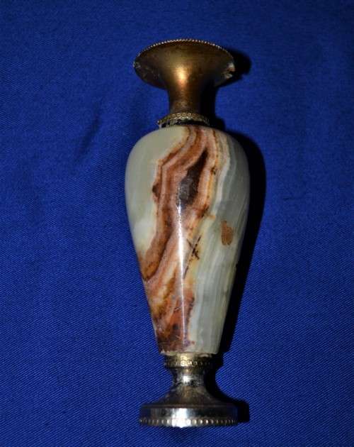 Alabaster Candle Holder