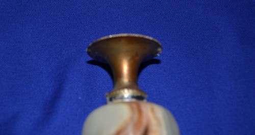 Alabaster Candle Holder